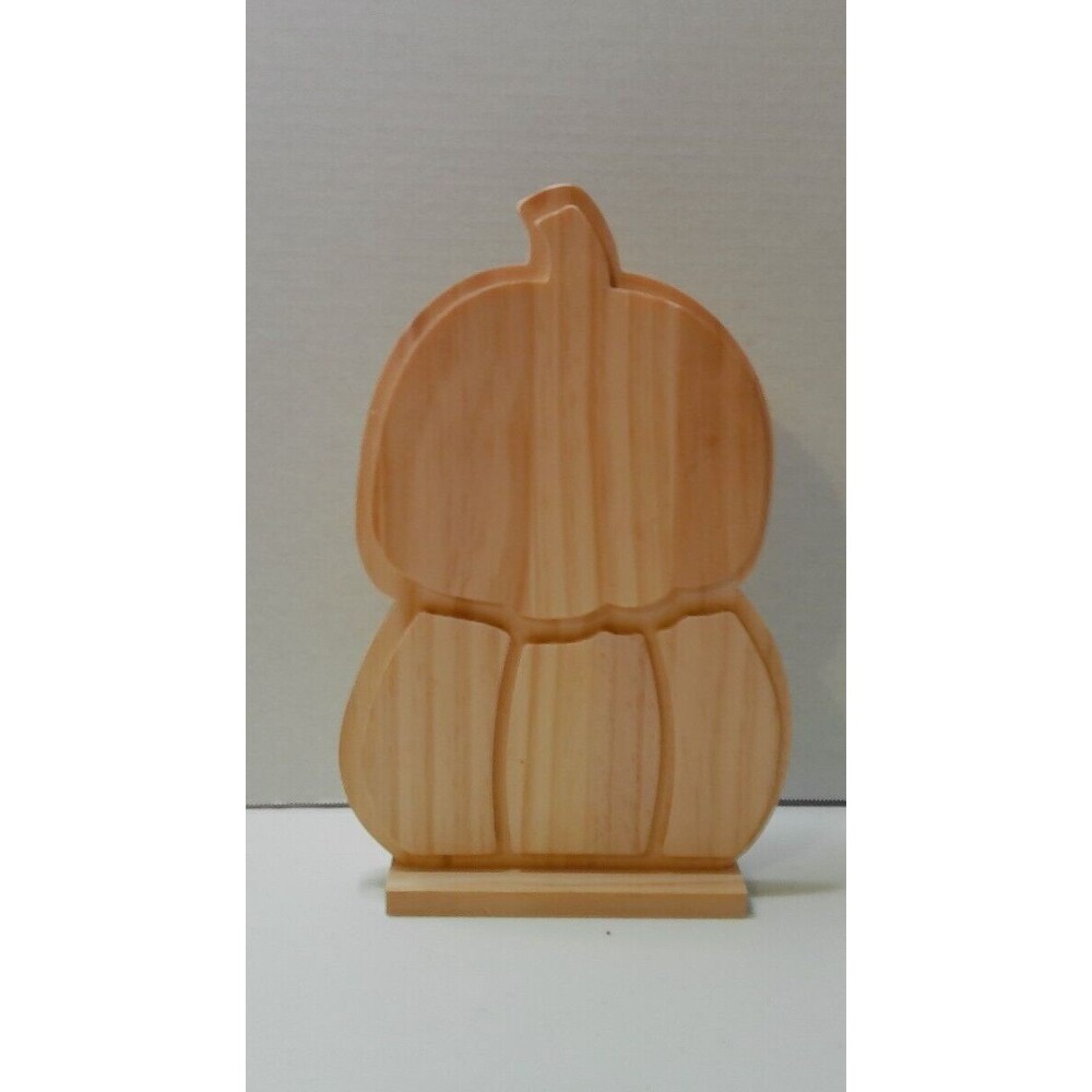 Target Mondo Llama Halloween Craft Raw Wood Routed Stacked Pumpkin Free Standing